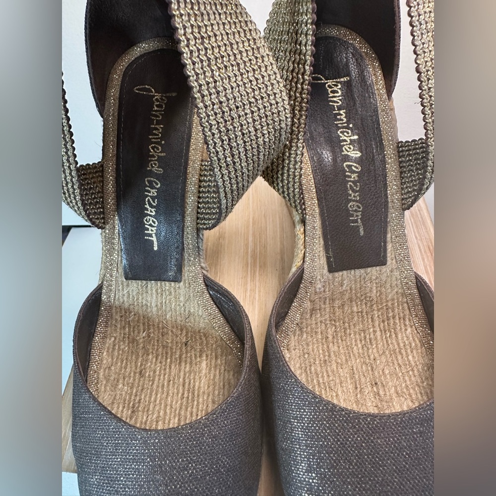 Jean Michel Cazabat Wedge Sandals - Picture 5 of 6